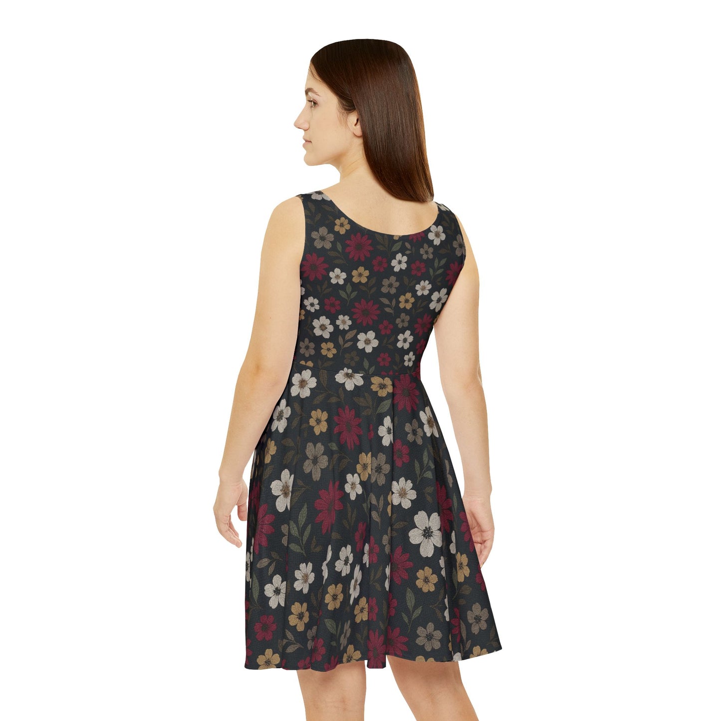 Wildflower Noir Flare Dress