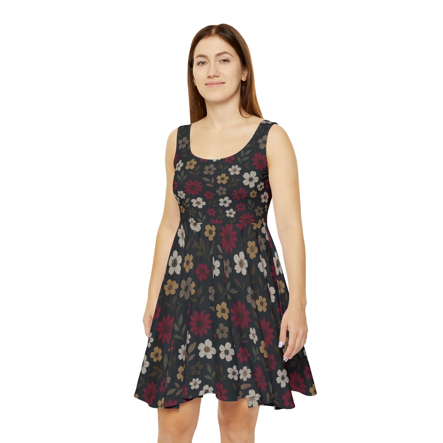 Wildflower Noir Flare Dress