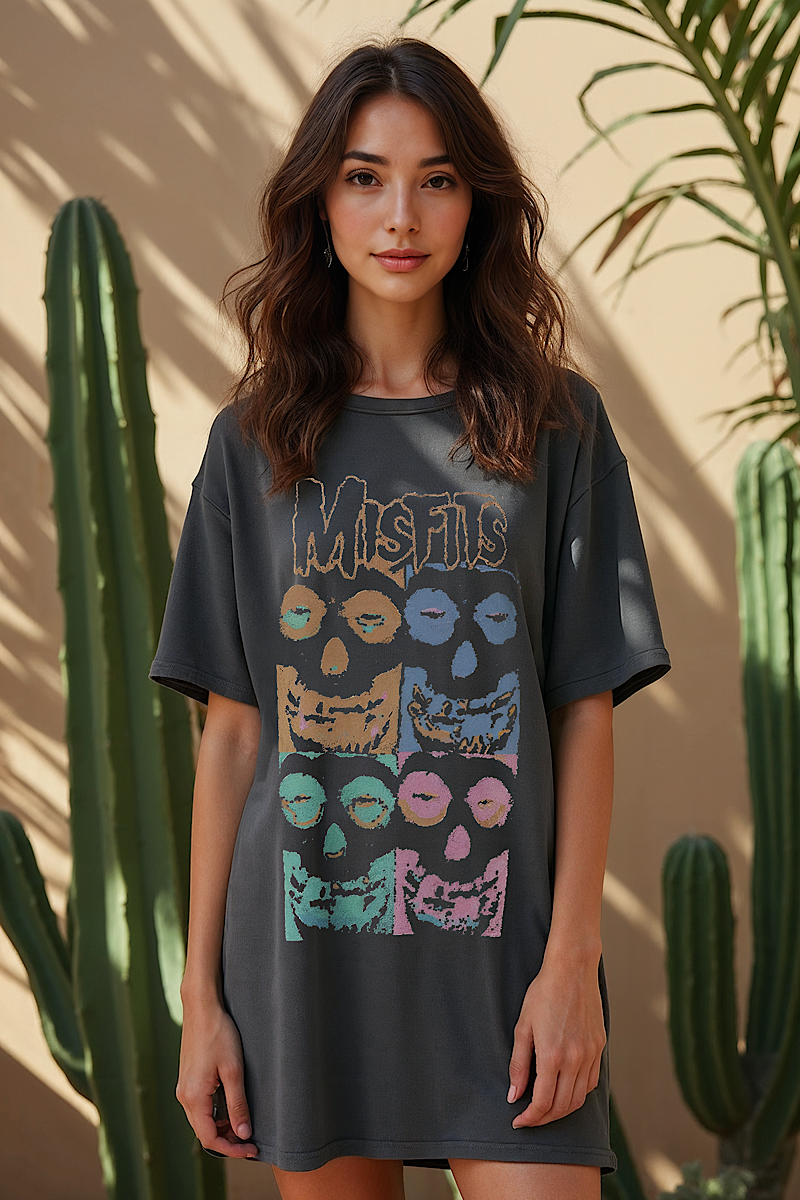 Misfits Repeat Oversized Tee