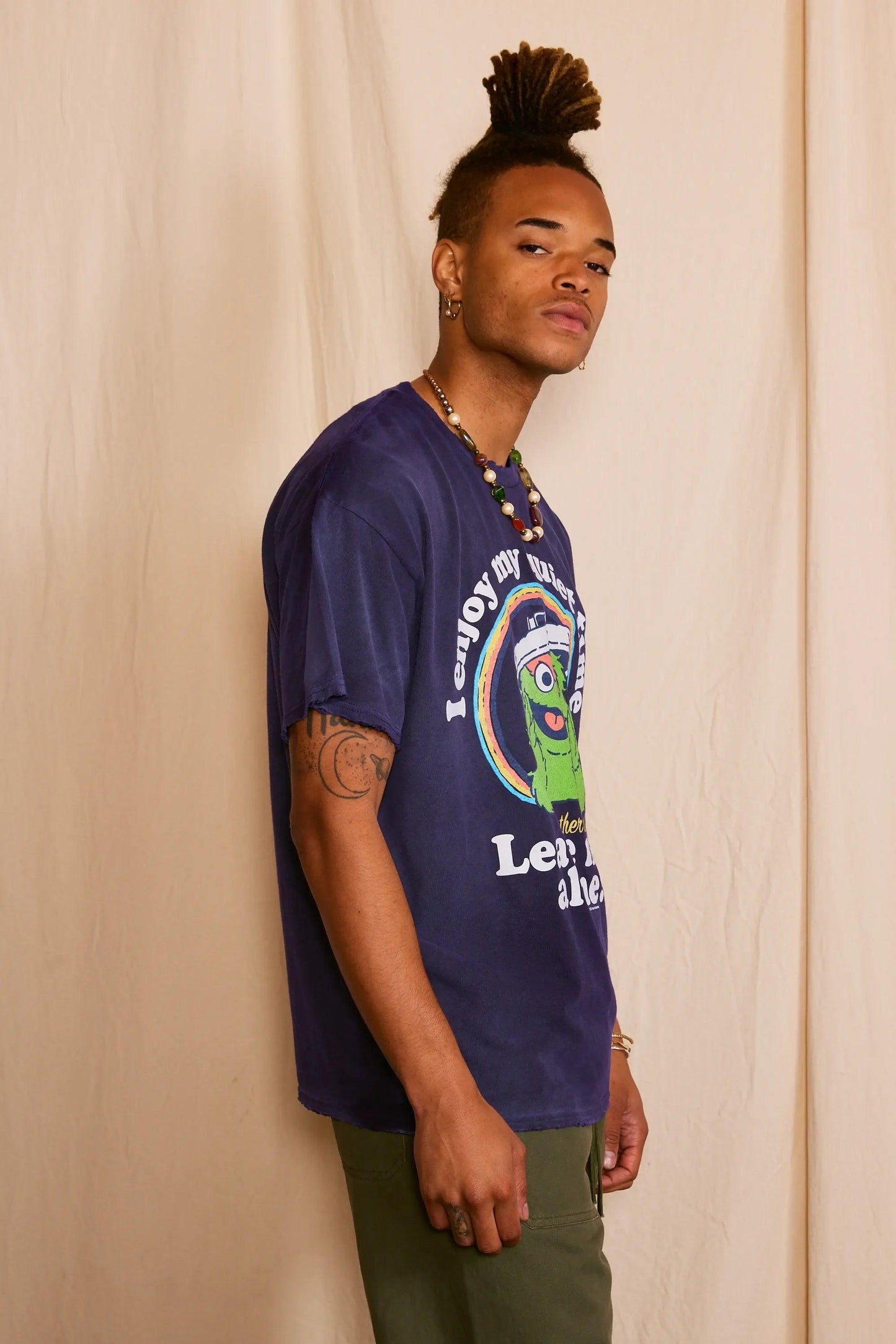 Anti-Social Oscar The Grouch Oversized Men's Tee - Life Clothing Co