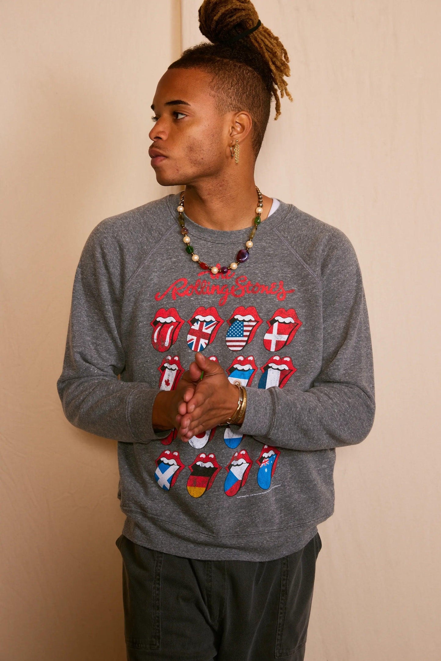 Rolling Stones World Tour Fleece Men's Sweatshirt - Life Clothing Co