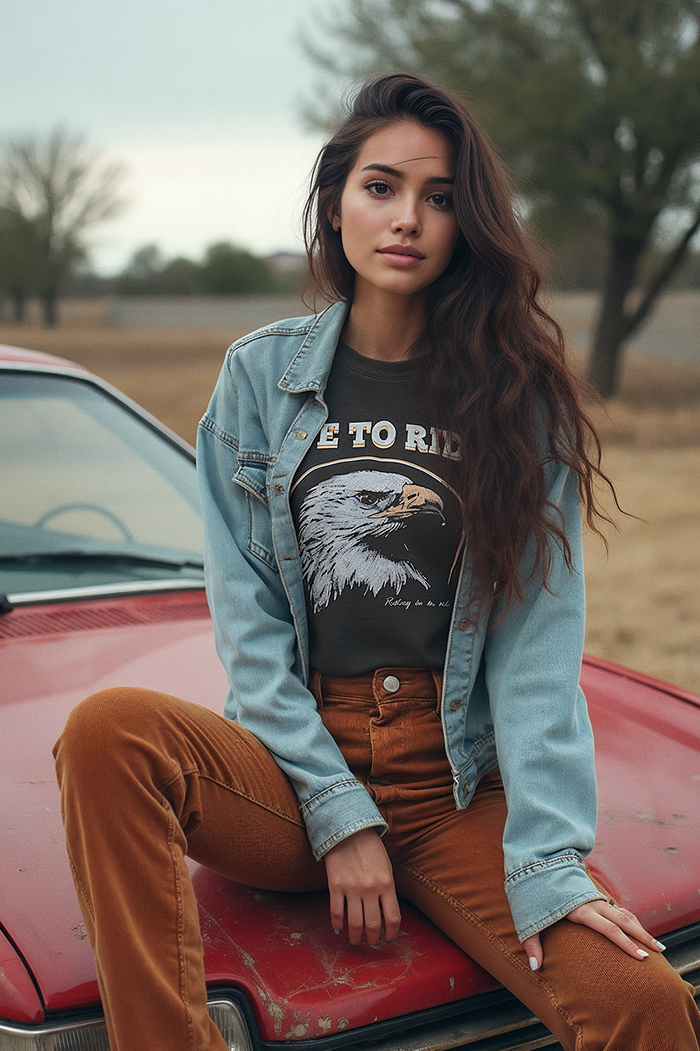 Live to Ride Raglan