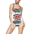 Mermaid Vibes One-Piece Swimsuit, Summer Beachwear, Pool Party, Vacation, Swim Apparel