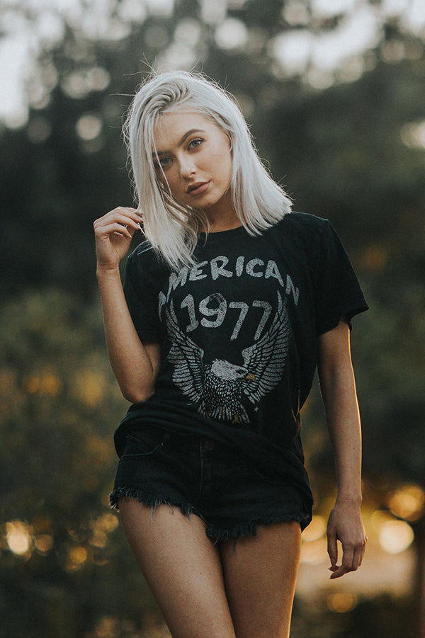 American Made 1977 Clay Tee