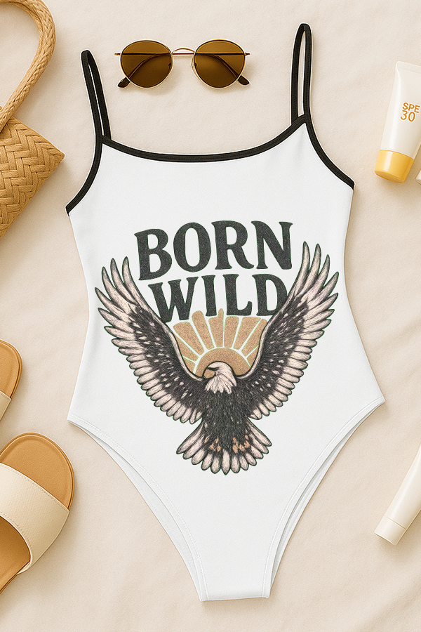 Born Wild Eagle Baby Swimsuit