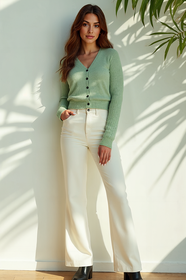 Canale Ivana Cropped Cardigan