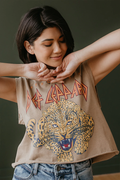 Def Leppard Cropped Muscle Tee