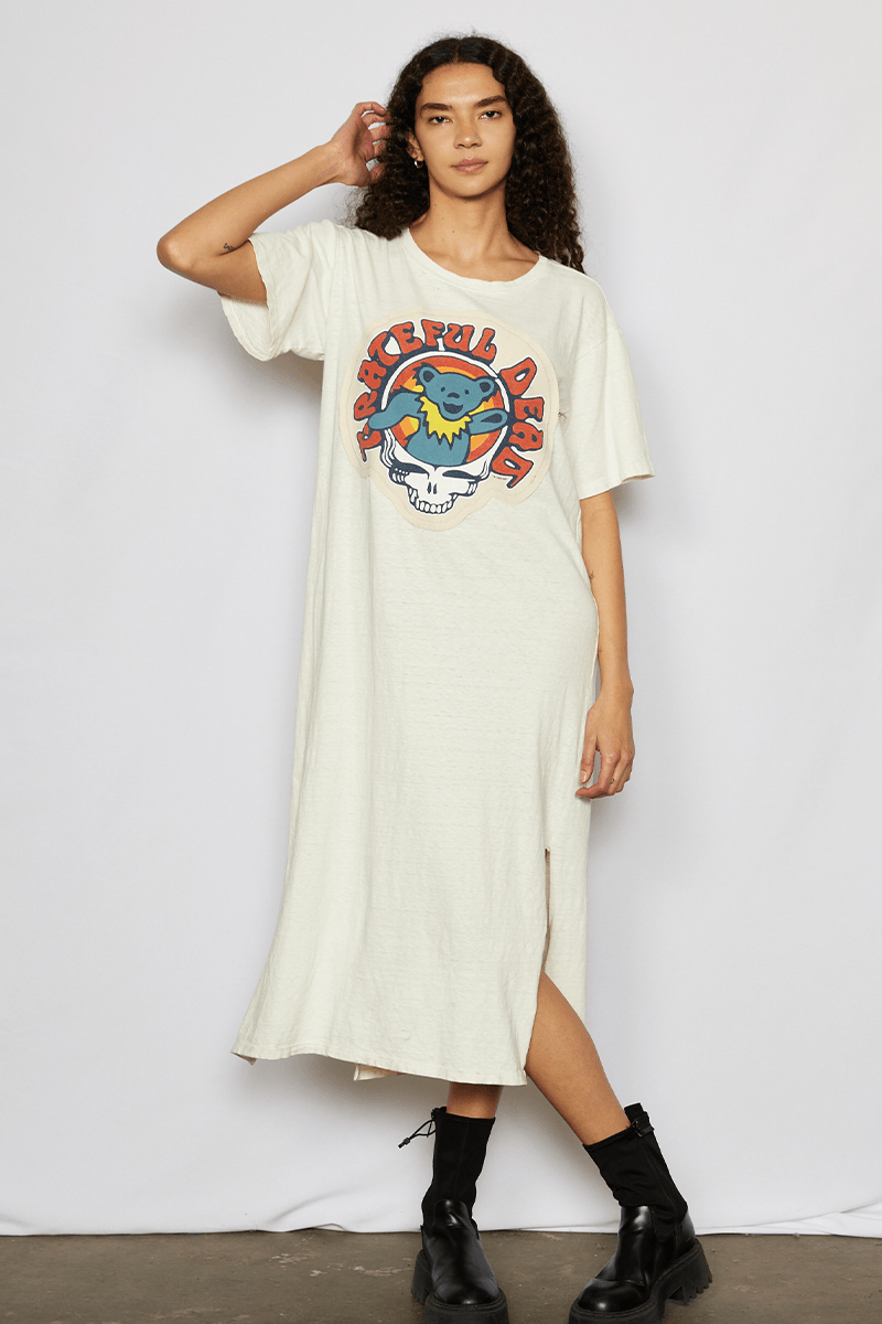 Gratreful Dead Bears Maxi Dress - Life Clothing Co