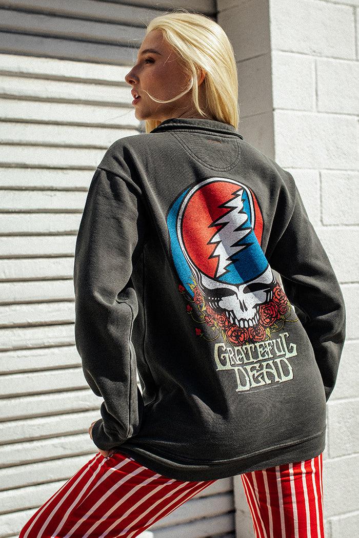 Grateful Dead Mock Neck Pullover - Life Clothing Co