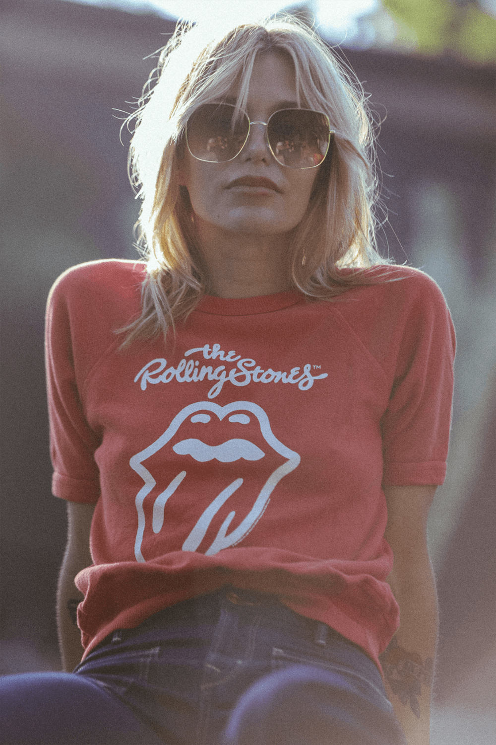 Rolling Stones London Raglan
