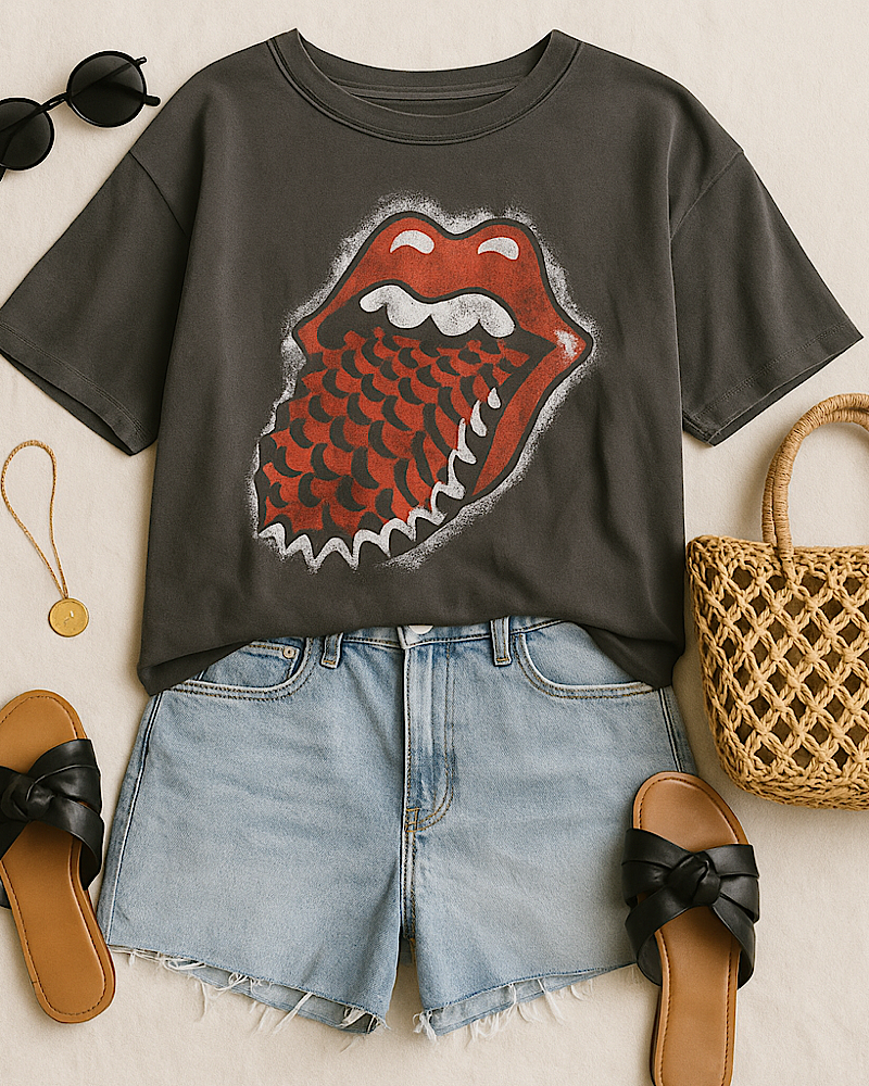 Rolling Stones Thru and Thru OS Tee