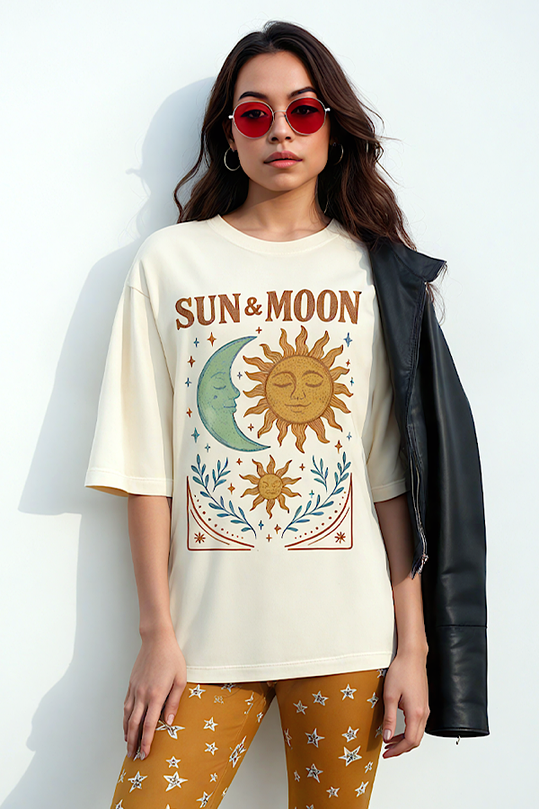 Sun & Moon Oversized Tee