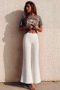 Lulu Crochet Flare Pants