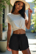 Midnight Splatter Lounge Shorts