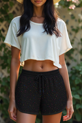 Midnight Splatter Lounge Shorts
