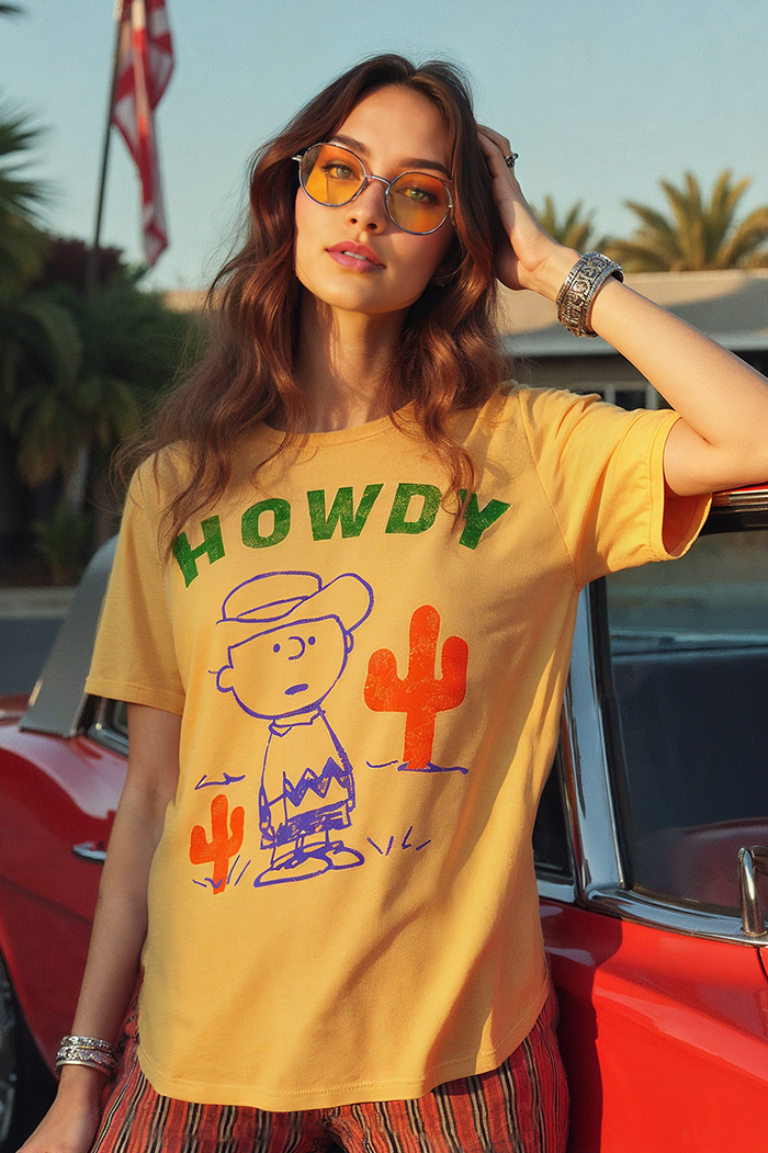 Howdy Cowboy Charlie Tee