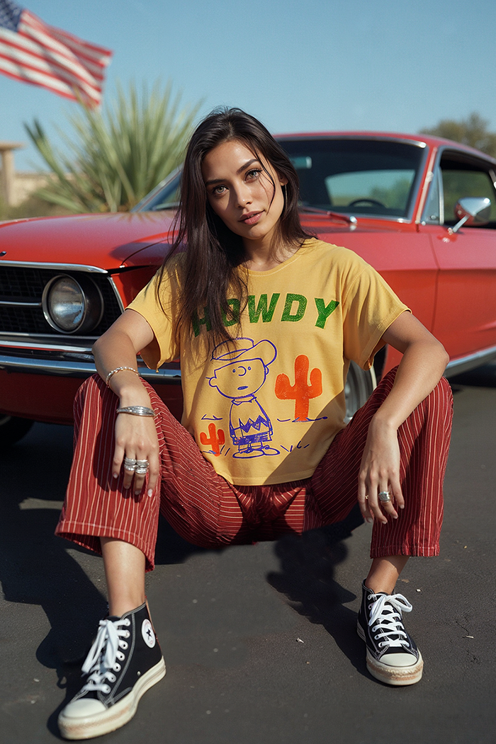 Howdy Cowboy Charlie Tee