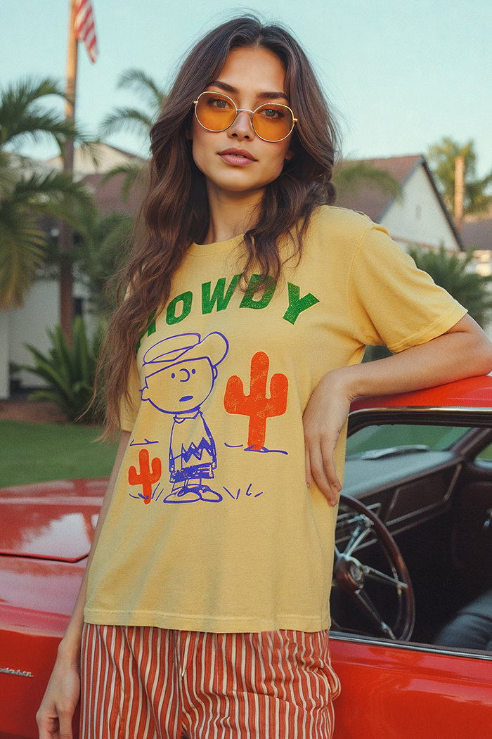 Howdy Cowboy Charlie Tee