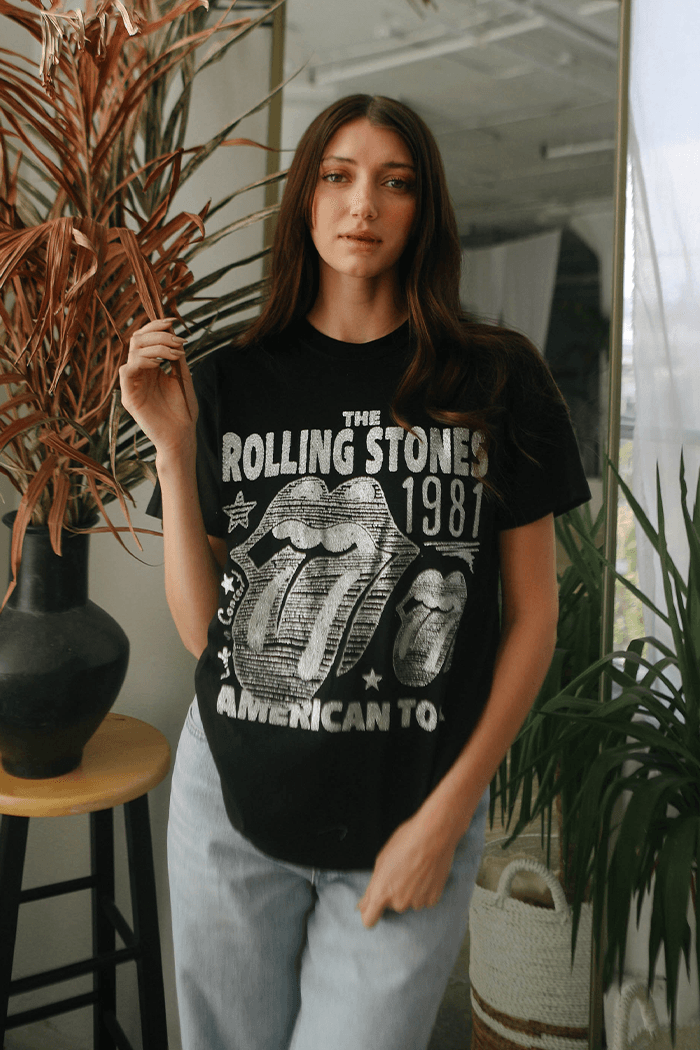 Rolling Stones 1981 American Tour Concert Tee - Life Clothing Co