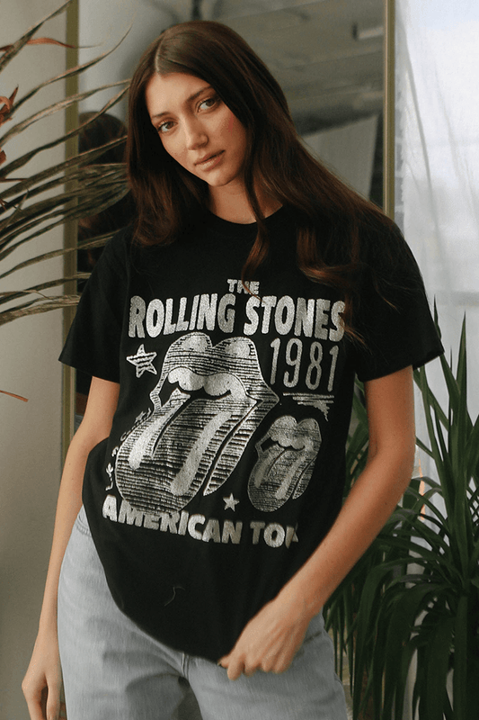Rolling Stones 1981 American Tour Concert Tee - Life Clothing Co