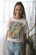 Rolling Stones Color Crop Tee - Life Clothing Co