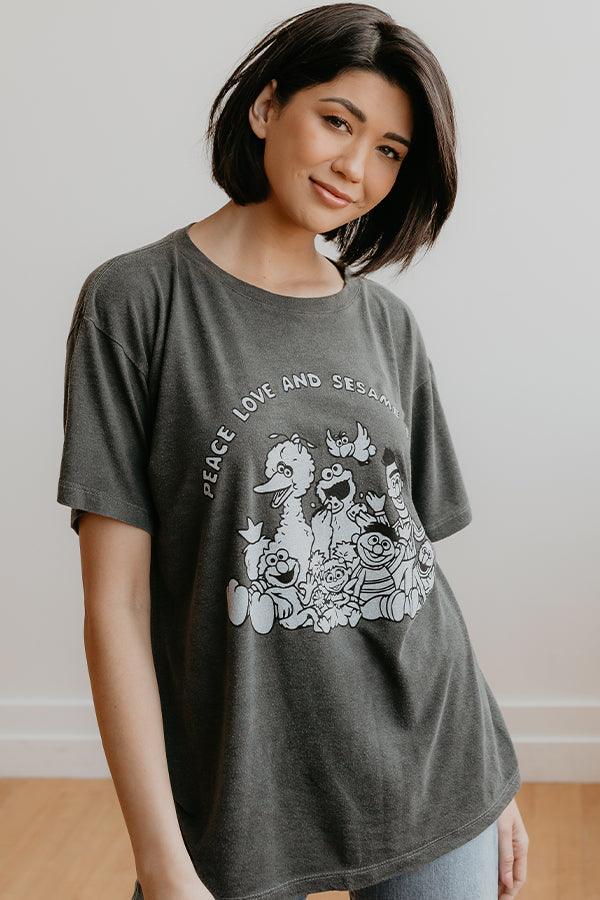 Sesame Street Peace & Love Tee - Life Clothing Co