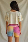 Sunset Sorbet Biker Shorts