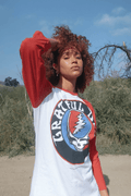 Grateful Dead Stealie Baseball Tee - Life Clothing Co