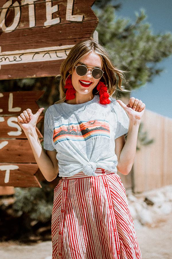 Good Times Desert Tie Dye Tee