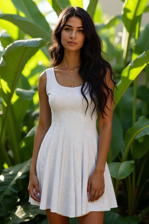 Jackie Bloom Flare Dress