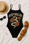 Keep Rollin’ Snake Baby Swimsuit