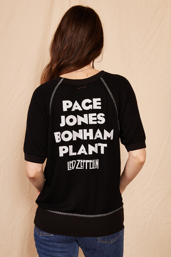 Black Led Zeppelin Icarus Raglan