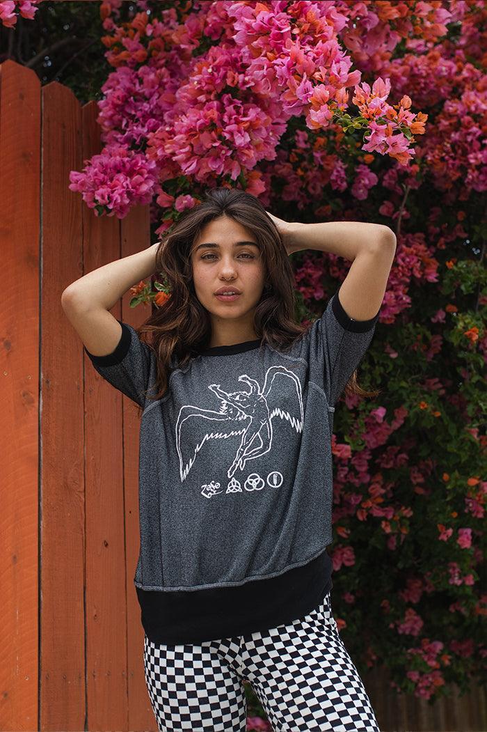 Led Zeppelin Short Sleeve Icarus Raglan - Life Clothing Co