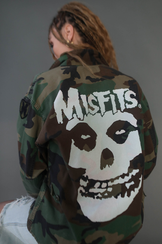 Misfits Vintage Camo Army Jacket