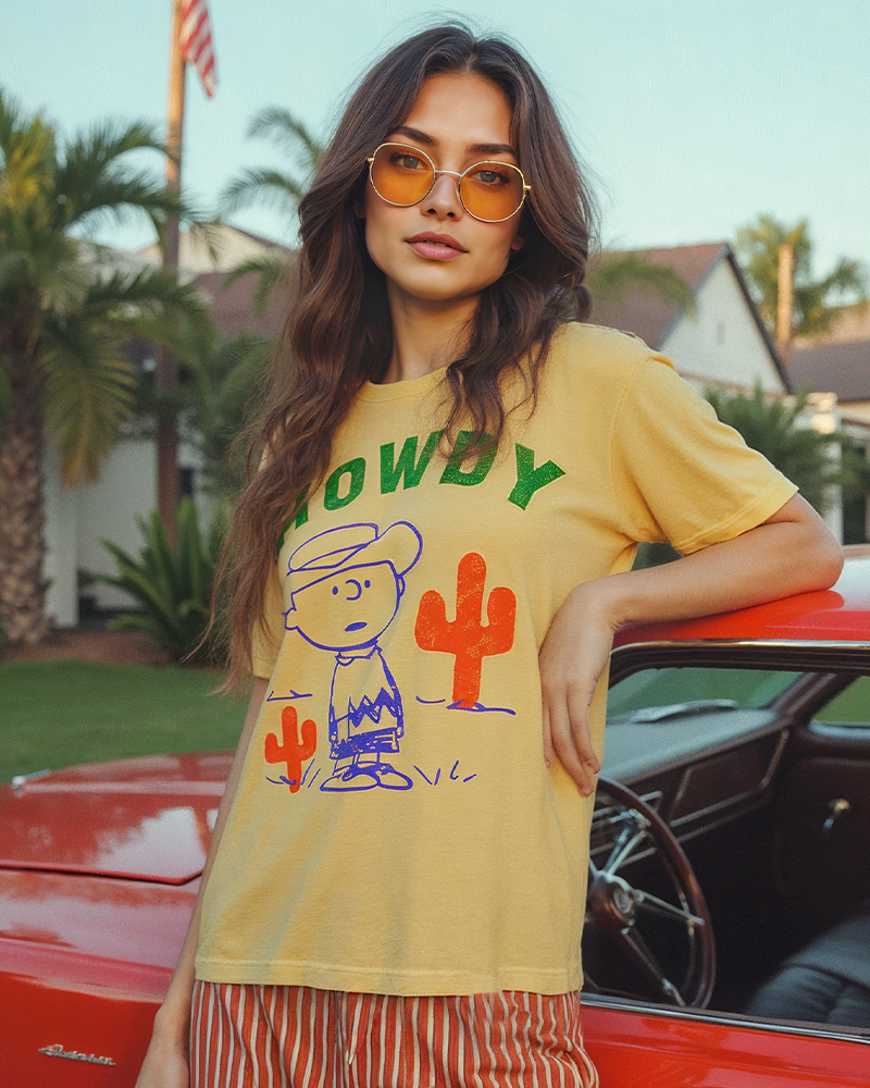 Howdy Cowboy Charlie Tee