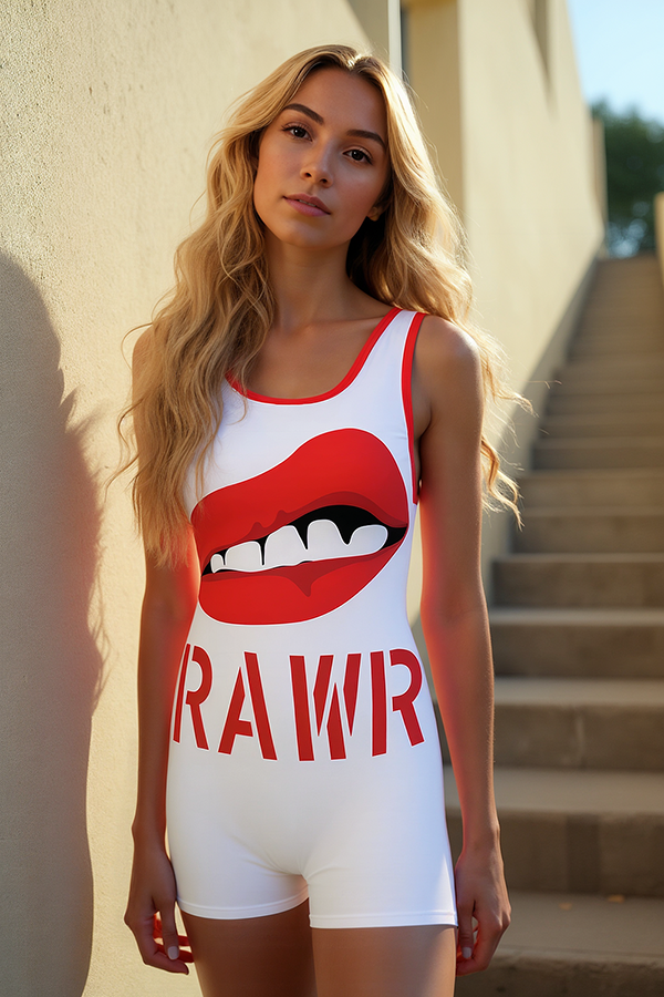 Rawr Romper Swimsuit