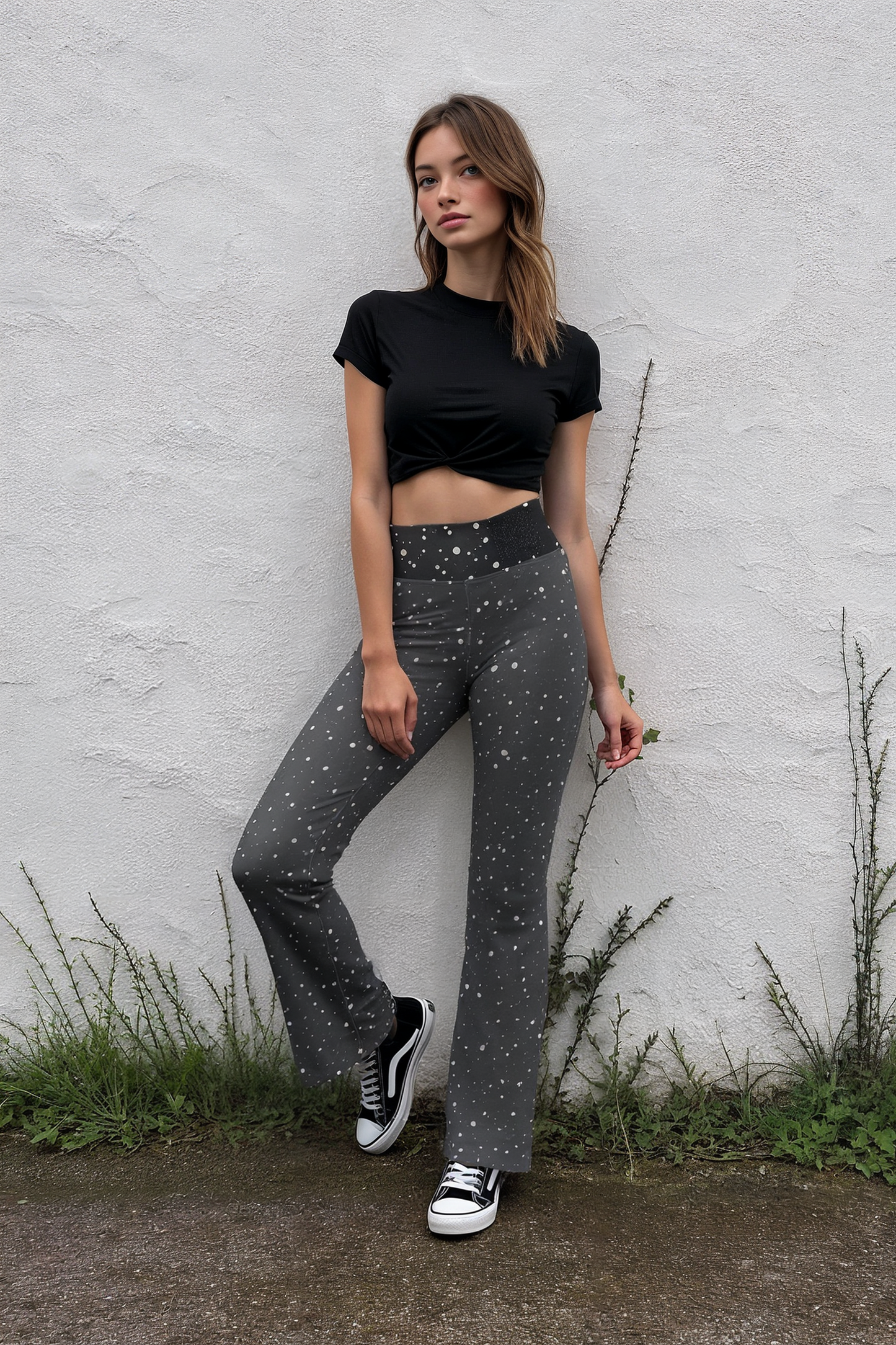 Riley Splatter Flare Leggings