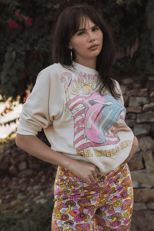 Rolling Stones Steel Wheels Sweatshirt - Life Clothing Co