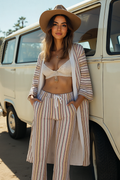 Santa Fe Stripe Kimono