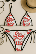 Stay Wild Triangle Bikini Set