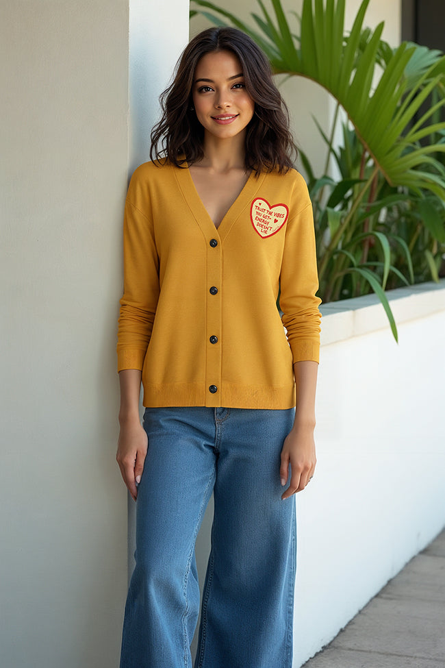 Trust The Vibes Knit Cardigan