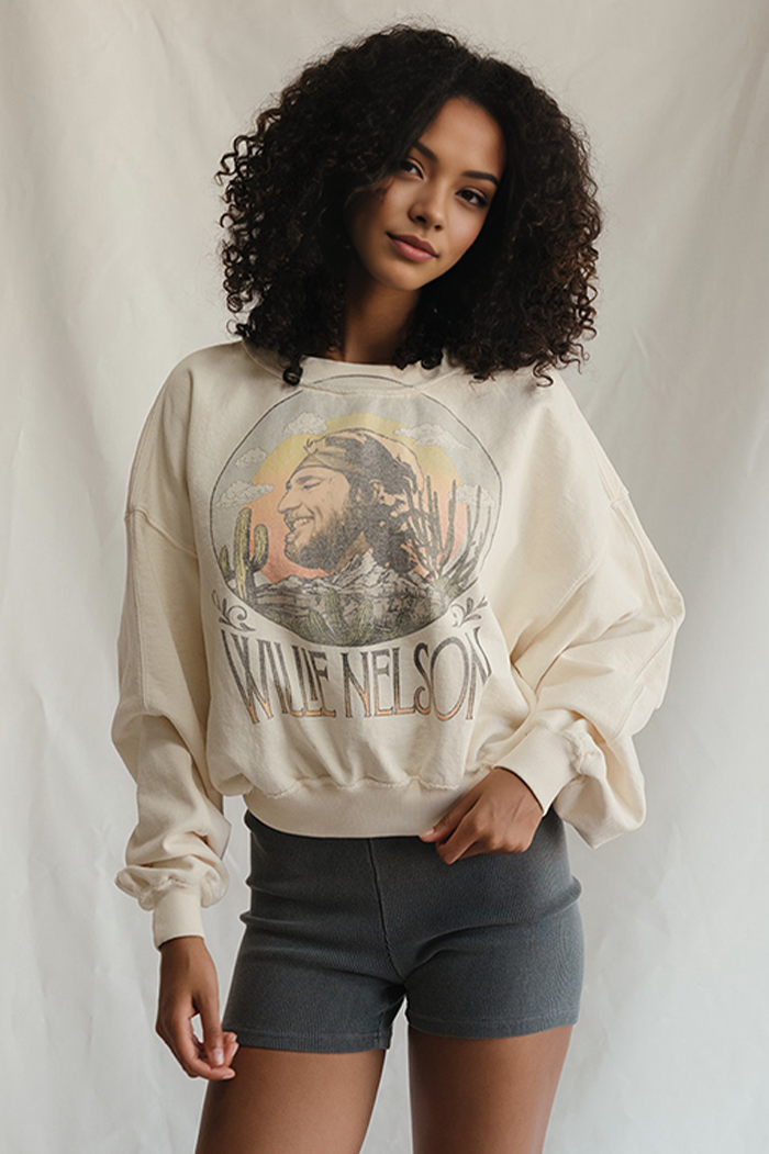 Willie Nelson Sunset Sweatshirt