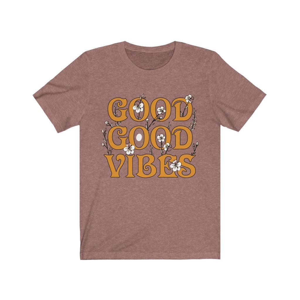 Good Vibes Curvy Vintage Tee - Life Clothing Co