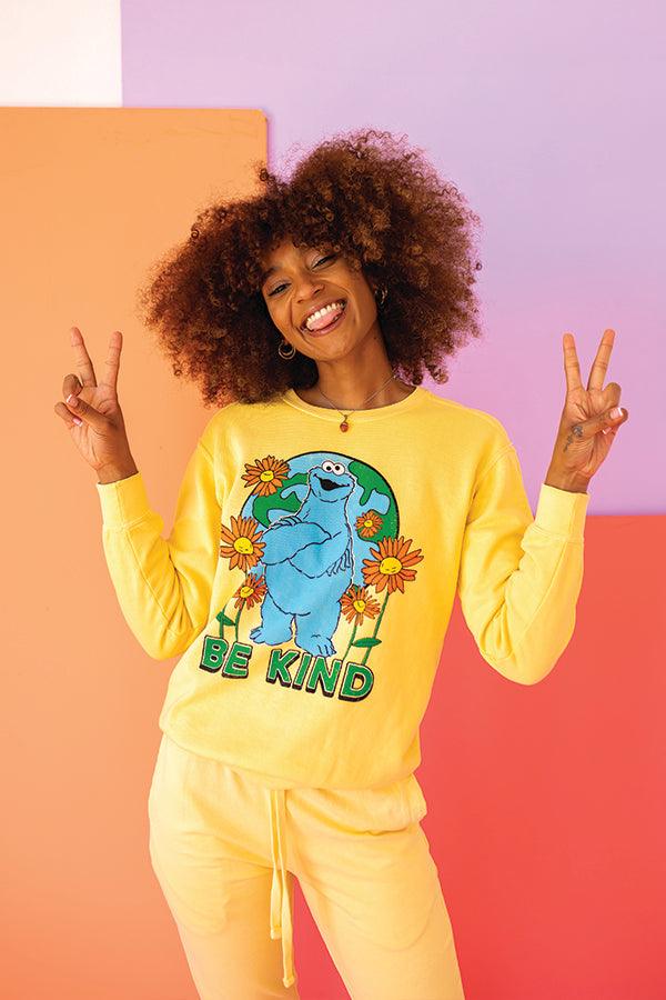 Be Kind Cookie Monster Sweater - Life Clothing Co