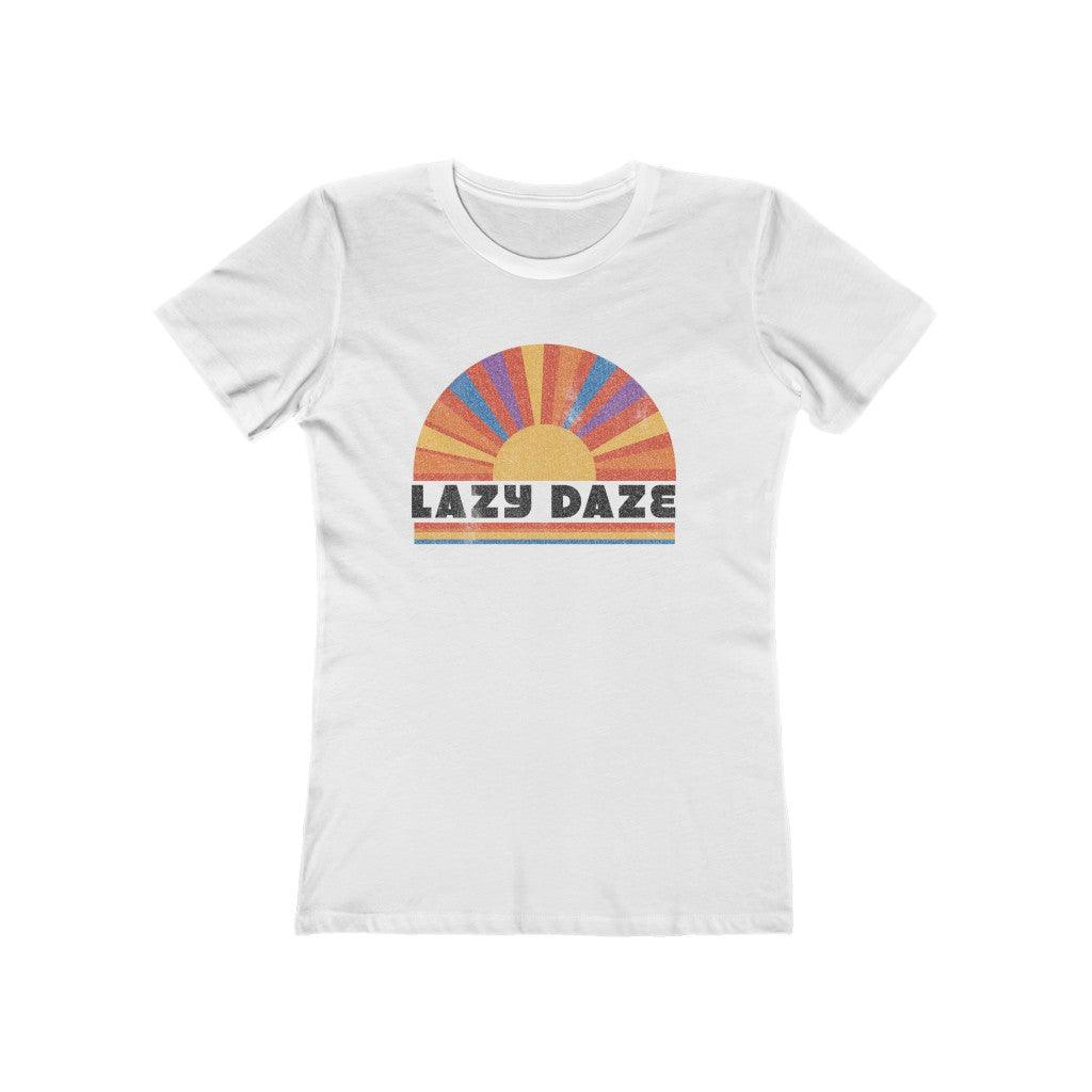 Lazy Daze Curvy Boyfriend Tee - Life Clothing Co