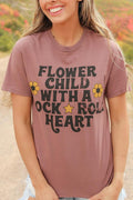 Flower Power Rock Pocket Tee - Life Clothing Co