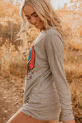 Grey Grateful Dead Long Sleeve - Life Clothing Co