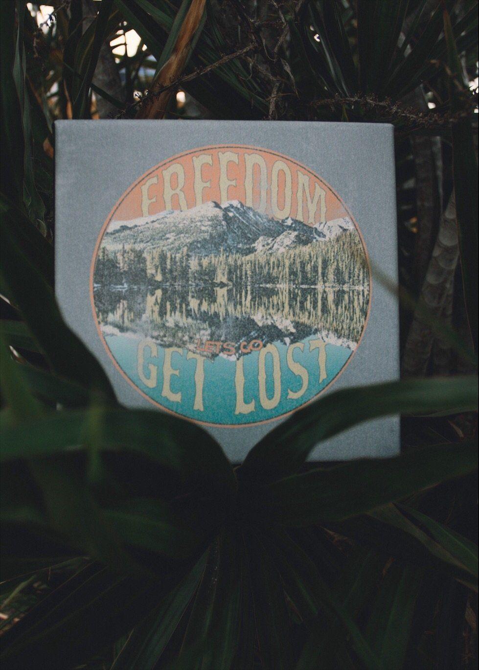 Get Lost Freedom Art Canvas - Life Clothing Co