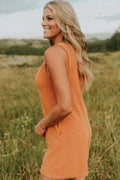 Orange Let it Go Romper - Life Clothing Co