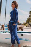 Smile Navy Pants - Life Clothing Co